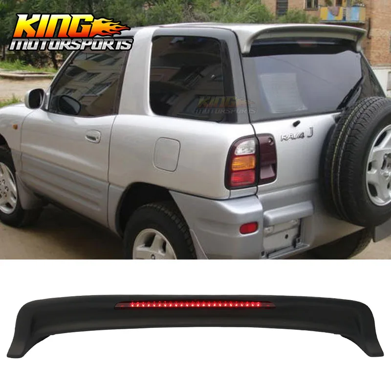 Подходит для 1994 2000 Toyota RAV4 OE стиль задний спойлер на крыше и светодиодный