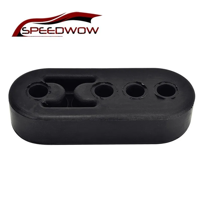 SPEEDWOW Универсальный Черный EPDM выхлопная труба крепление кронштейны вешалка