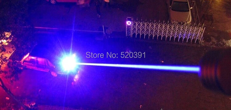 

AAA Most Powerful Military 500000m 500W 450nm Blue Laser Pointer Flashlight Light Burn Match Candle Lit Cigarette Wicked Hunting