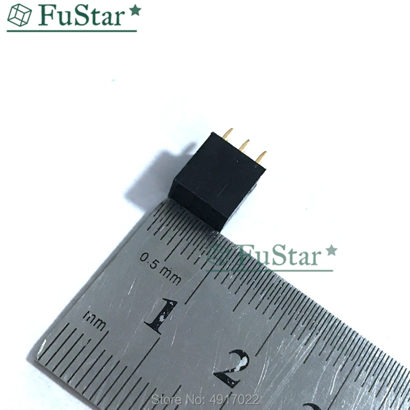 50 шт. 2x3 6 Pin 2 54 мм двухрядный женский прямой штыревой разъем шаг 2*3 гнездовой