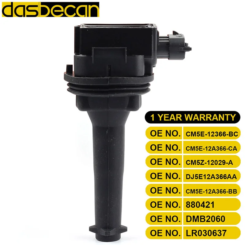 Dasbecan катушка зажигания CM5E 12366 BC для BMW 1 3 5 6 7 X1 X3 X5 X6 2.5L 3.0L FOCUS III 2 0 T Jaguar XF XJ RANGE ROVER
