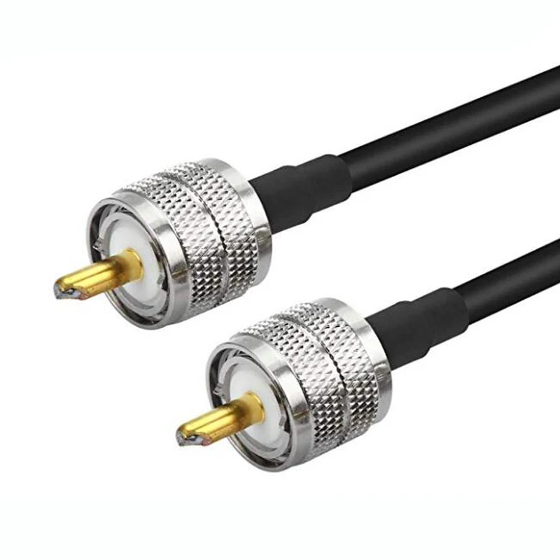 Коннектор JX 5 шт. PL259 UHF штекер обжимной коаксиальный соединитель Адаптер RF для