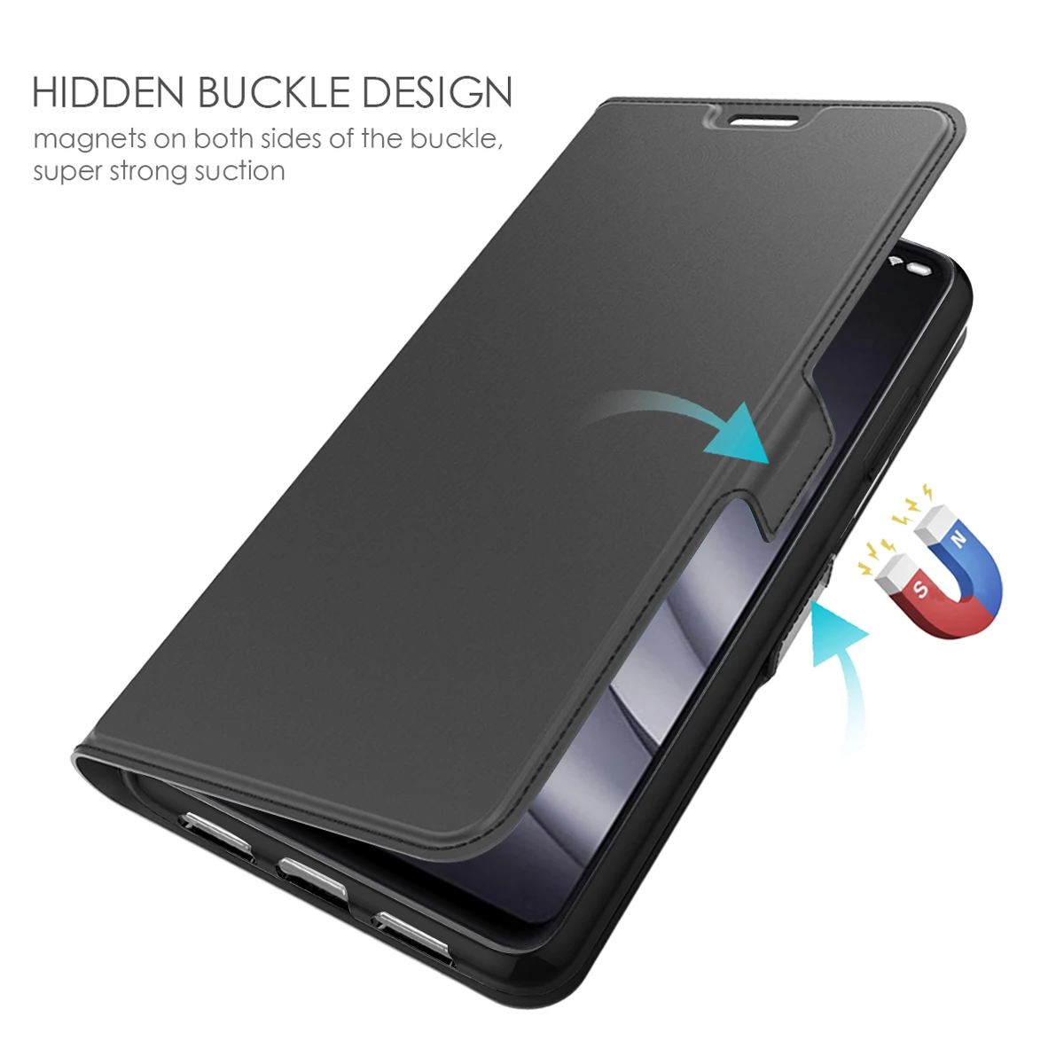 Для Asus Zenfone Max M2 ZB633KL кожаный чехол с магнитной подставкой кошелек для Pro ZB631KL