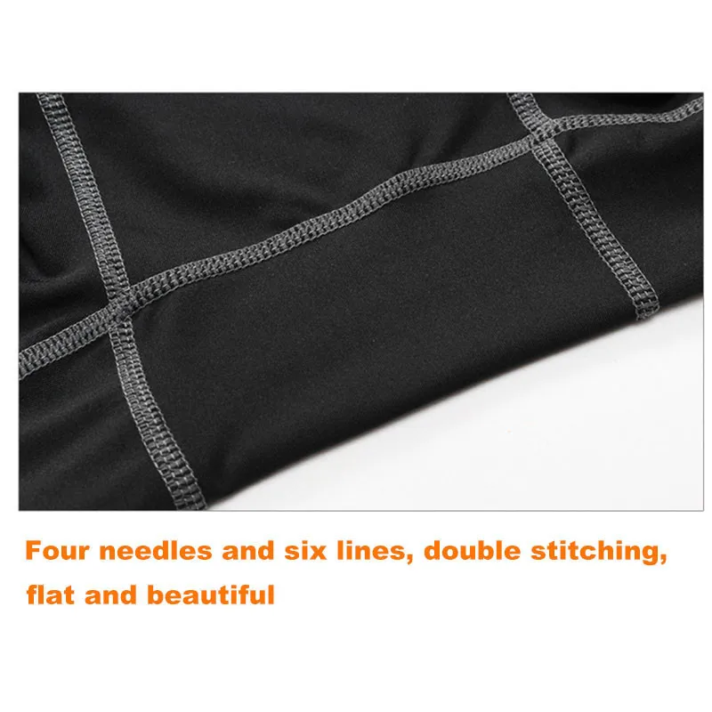 Однотонные компрессионные брюки мужские трико для бега эластичные спортивные