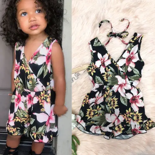 Детский комбинезон без рукавов для девочек штаны одежда|Комплекты одежды