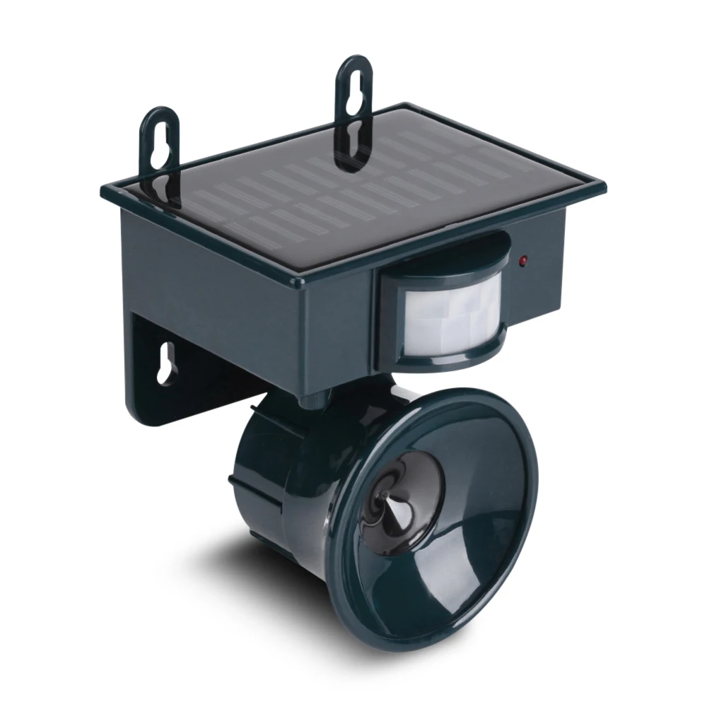 Ультразвуковой отпугиватель птиц на солнечных батареях 3 режима работы 8 видов