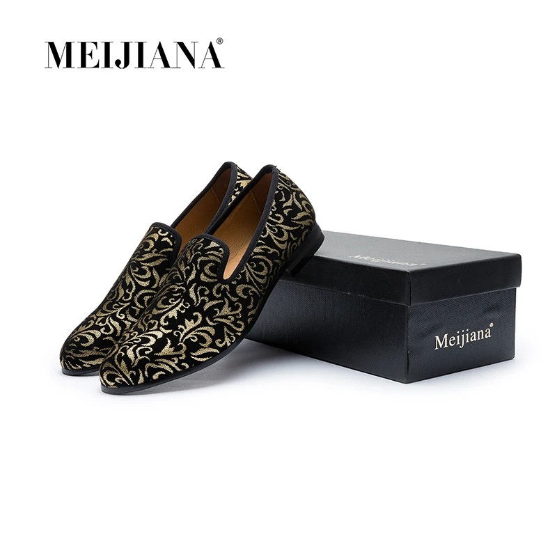 MEIJIANA Men's Loafers Shoes Non-Slip 2019 Fashion Luxury Casual Flat Wedding | Обувь