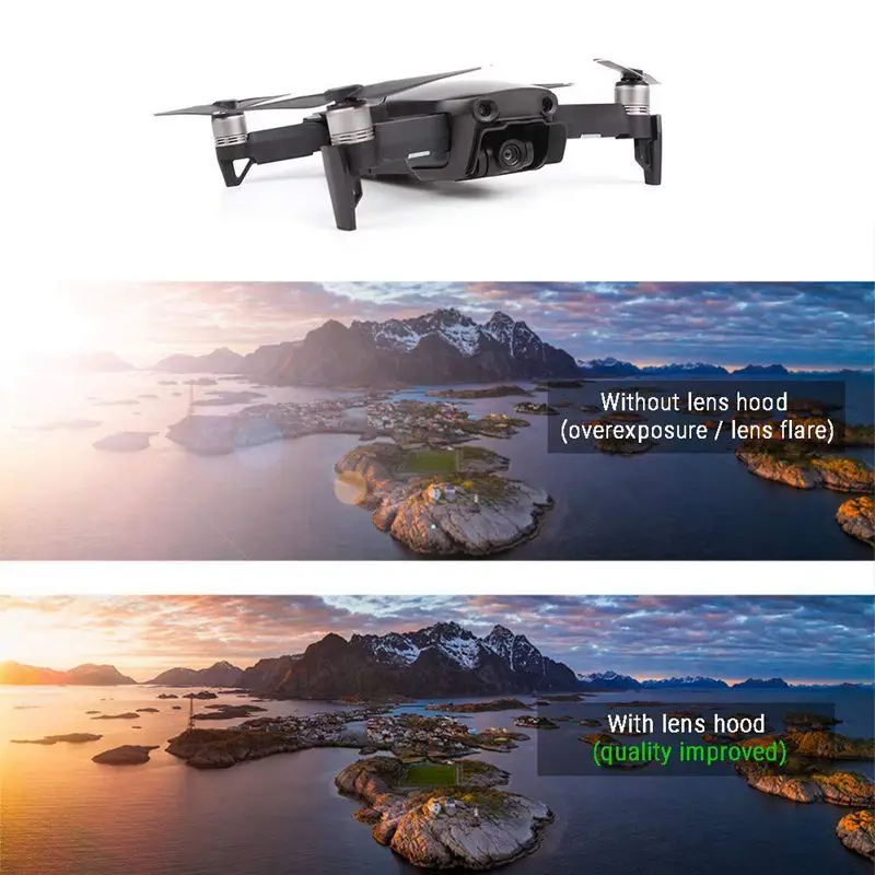 Солнцезащитный капюшон козырек для объектива аксессуары камеры карданный чехол