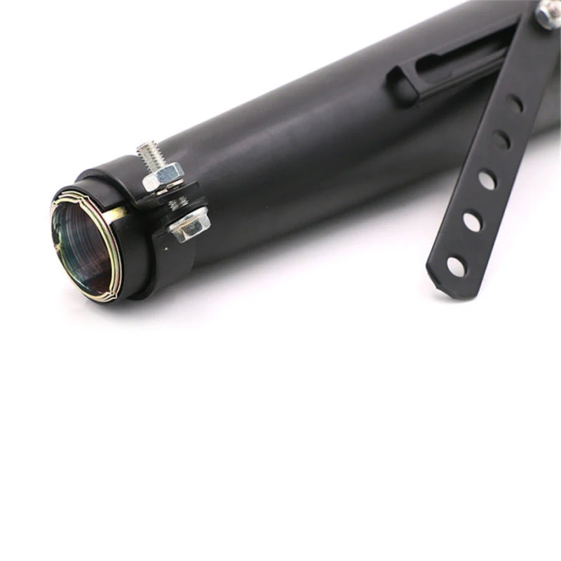 Мотоцикл кафе гонщик Глушитель Трубы с скользящая Скоба Универсальный 44 5 см |