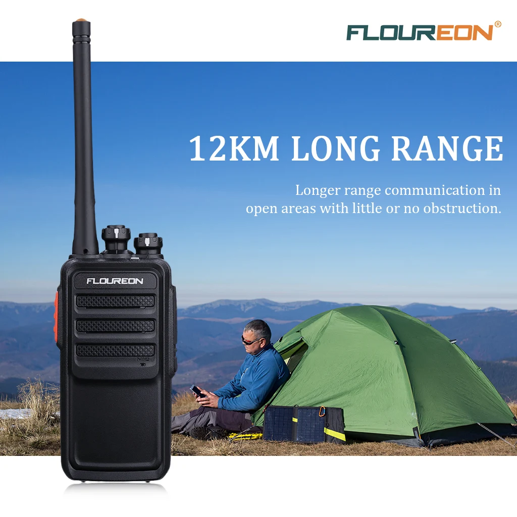 Портативная портативная рация Floureon A5 16 каналов Двухканальное радио портативный