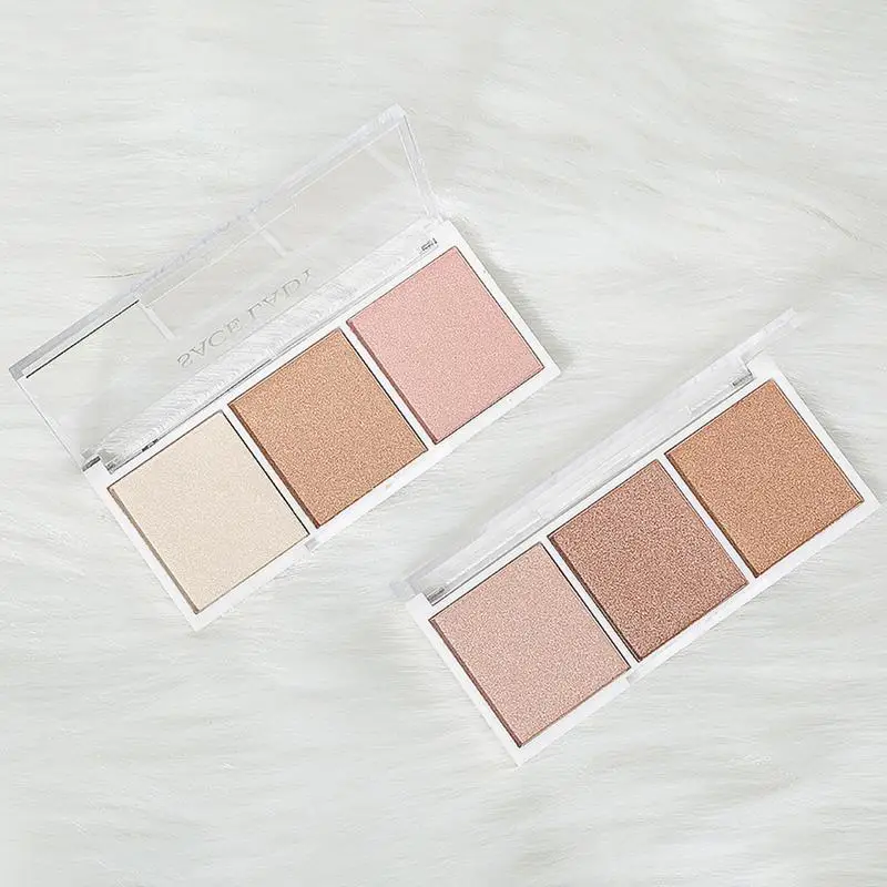 На каждый день 3 цвета румяна с высоким уровнем светильник ремонт Ёмкость лоток