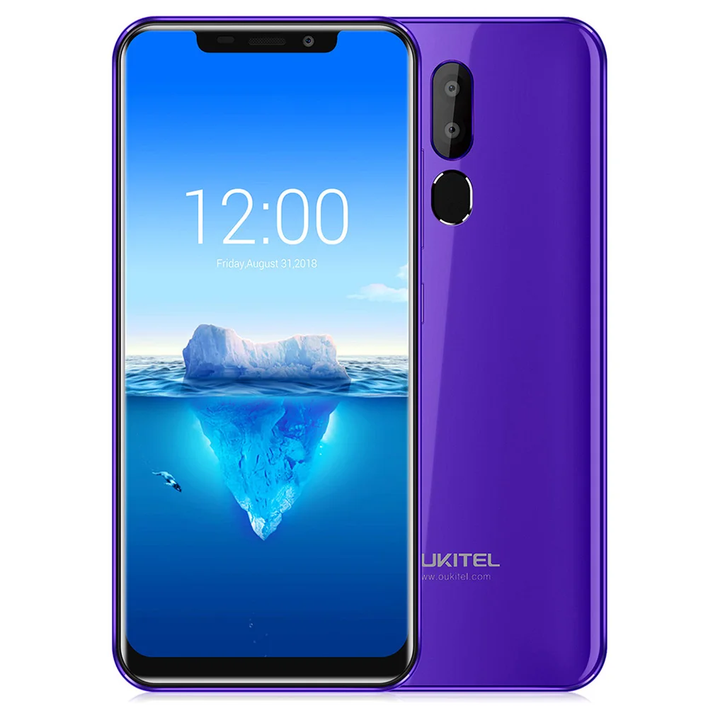 OUKITEL C12 Pro 4G смартфон 6 18 дюйма 4 ядра 2 Гб Оперативная память 16 Встроенная Face ID 3300