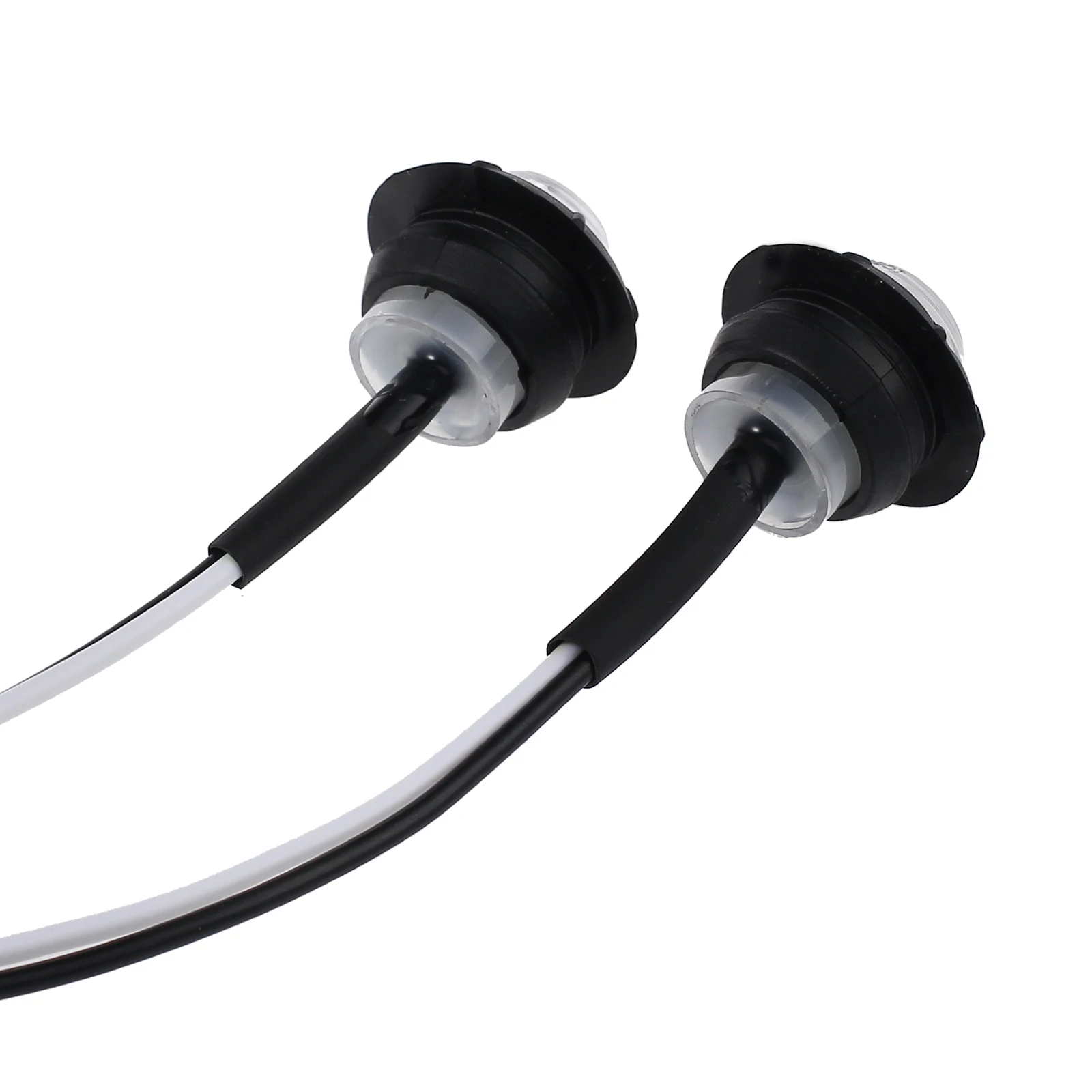 Осенний 2 шт. светодиодный мини белый круглый боковой 3 Светодиодный Маркер