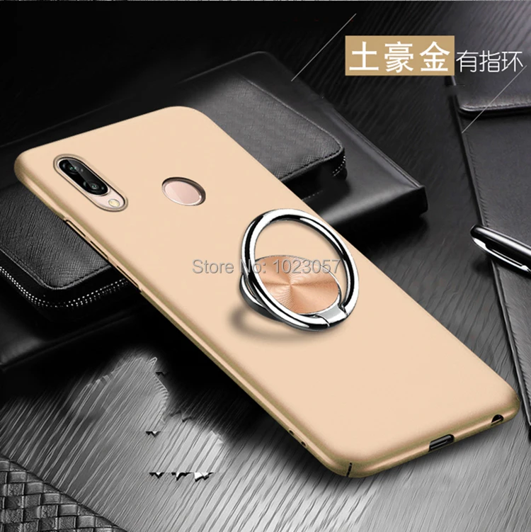 Автомобильный Магнитный чехол для телефона Huawei Y6 с кольцом на 360 градусов 2019