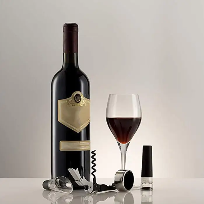 4 шт. Бутылка стопор открывалка Pourer капельного шт/набор стоп кольцо винный дом