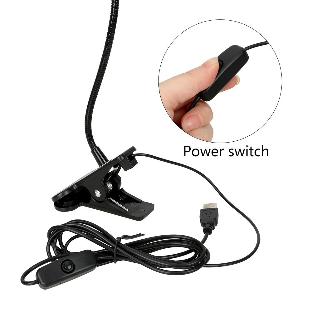ITimo USB Power настольная лампа для учебы Светодиодная чтения книг Гибкая Настольная с