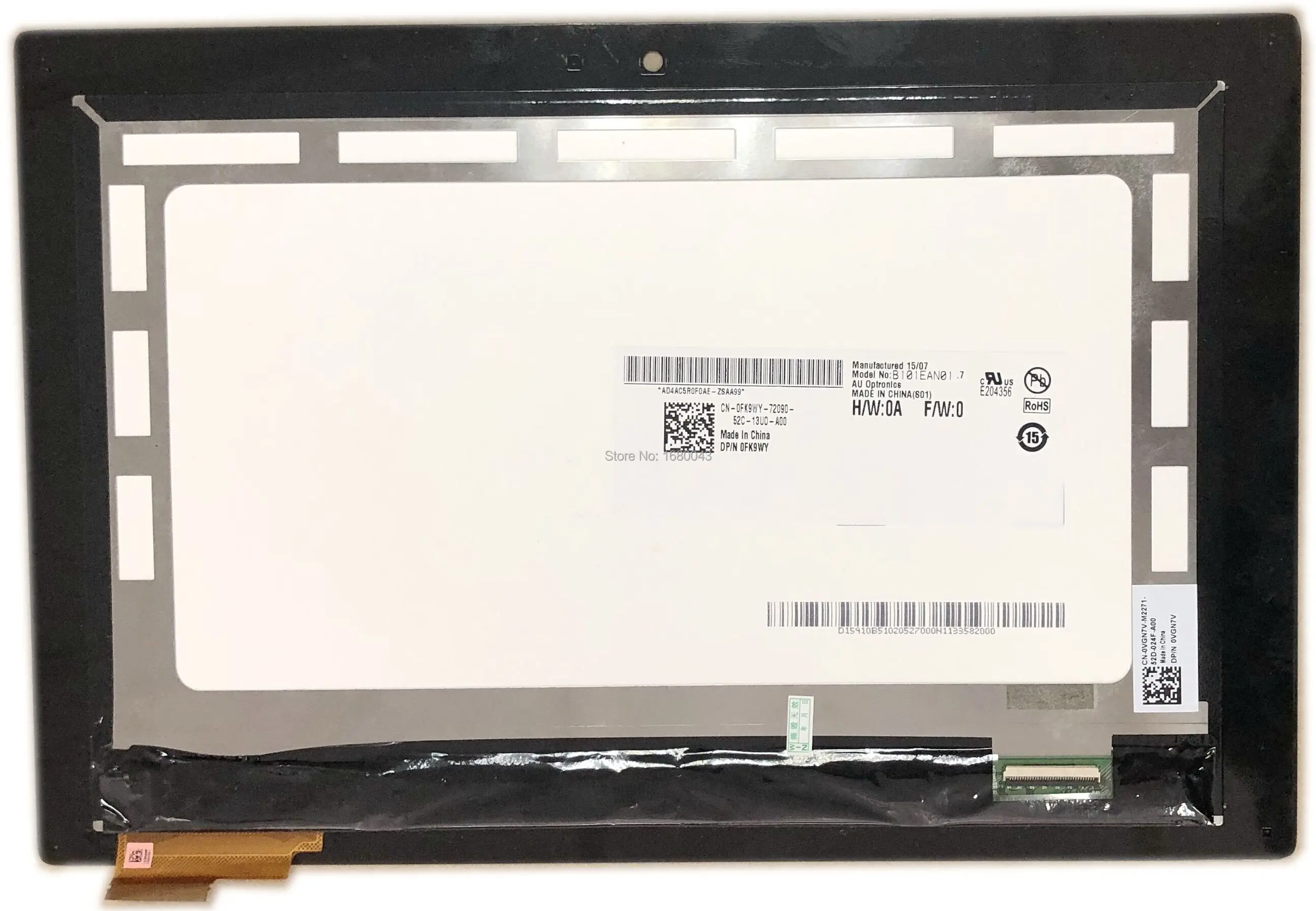 ЖК дисплей B101EAN01.7 с сенсорным экраном и дигитайзером в сборе для Dell Venue 10 Pro 1 5055