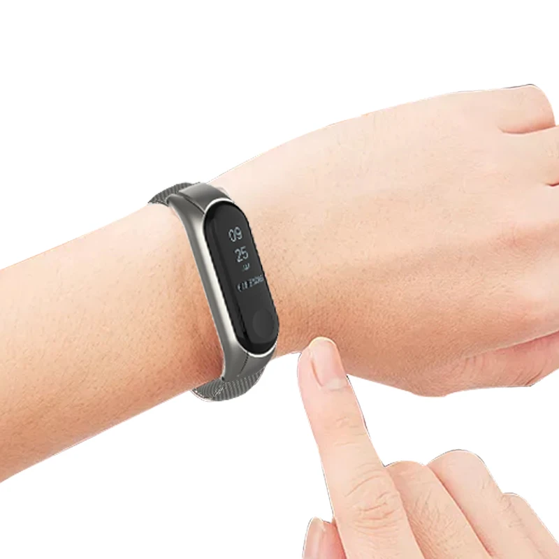 Металлический ремешок для часов Xiaomi Mi Band 4 браслет из нержавеющей стали 2 3|Ремешки