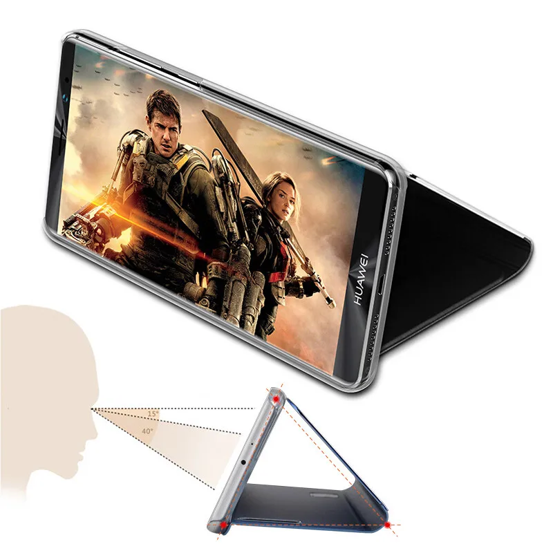 NFH зеркальный Чехол Smart View для Redmi Note 6 Pro 26 ''флип-чехол Xiaomi Кожаный чехол на |