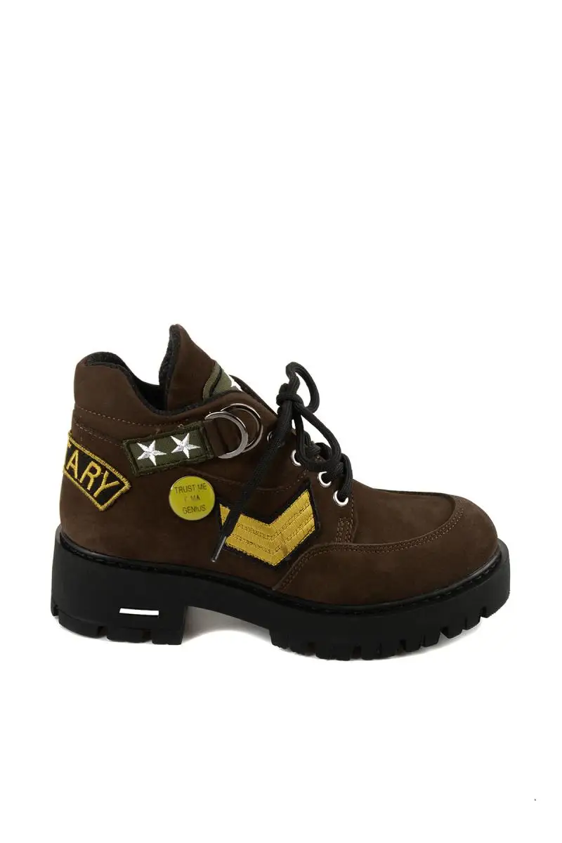Bambi Genuine Leather Light Brown Women 'S Boots E0226026101 |
