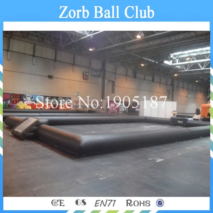 Бесплатная доставка 12x6 м надувная футбольная площадка Арена Надувное футбольное