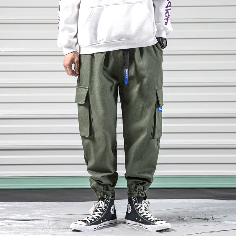 2019 повседневные брюки мужские штаны для бега спортивные уличная хип хоп гарем карго Брюки несколько
