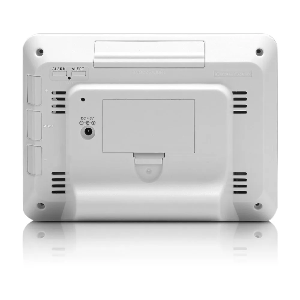 FanJu FJ3365 EU/US Plug Метеостанция Многофункциональные цифровые часы температура влажность Луна фаза настольный ЖК-будильник