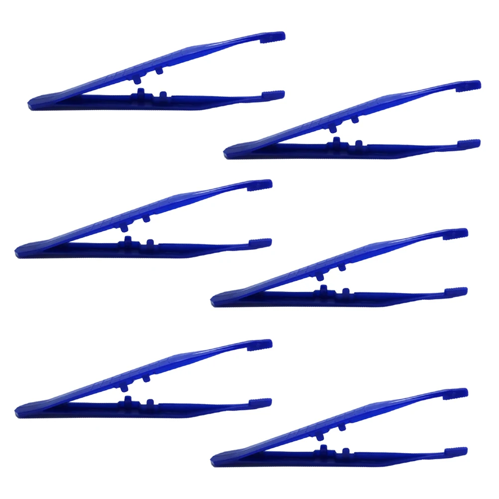 

20pcs Disposable Tweezers Medical Beads Small Plastic Forceps Tweezers Tools For Crafts Jewelry Making DIY 10.5x2.5x1cm