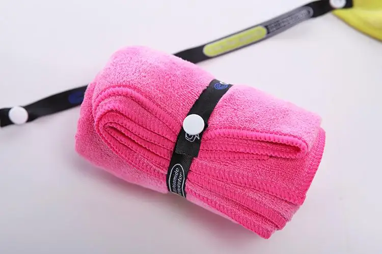 Полиэфирное спортивное полотенце из микрофибры быстросохнущее удлиняющее