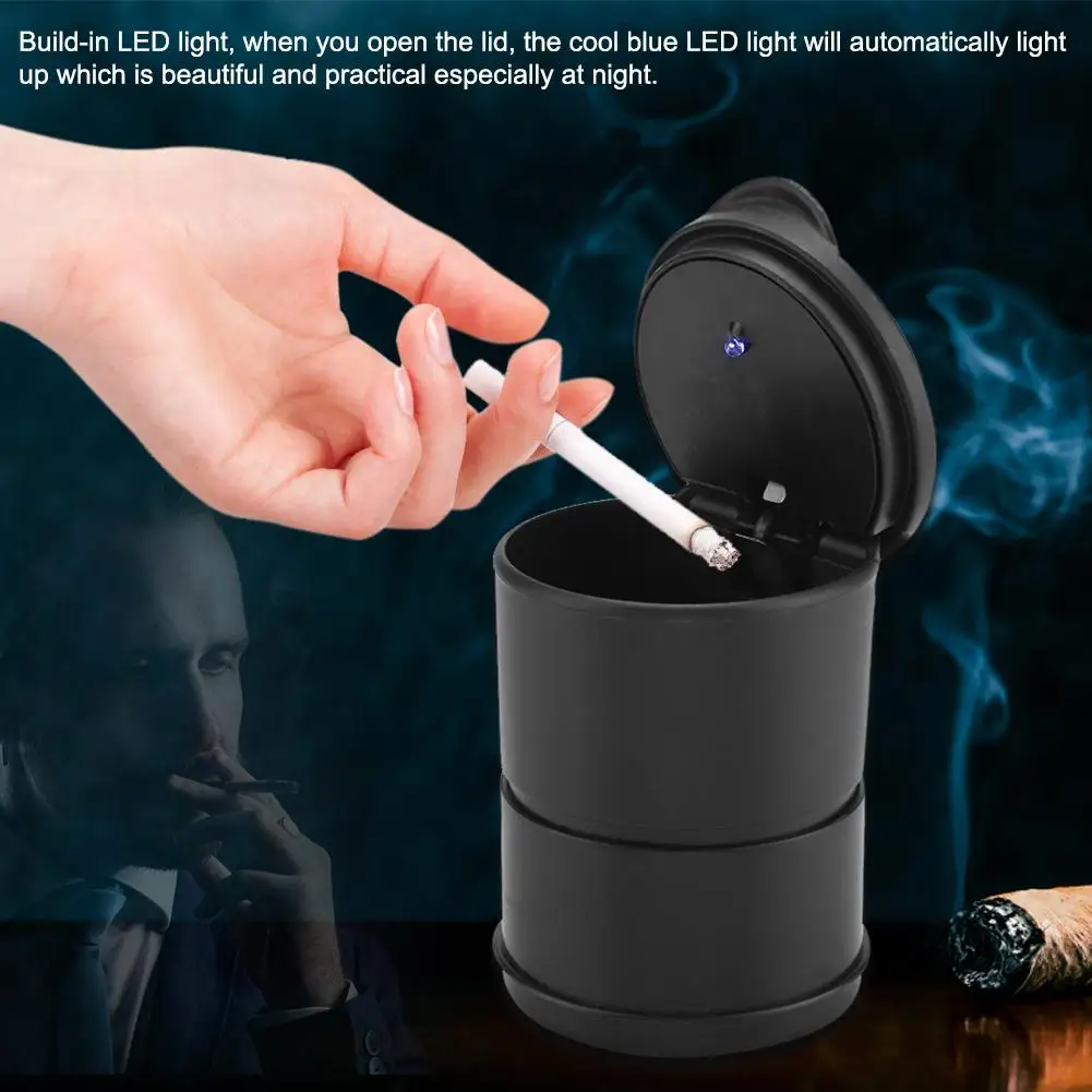 1 шт. автомобильная пепельница держатель для сигарет портативный ящик хранения