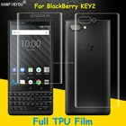 Передняязадняя полная Защита экрана для BlackBerry KEY2 4,5 дюймов, изогнутые детали (не закаленное стекло)