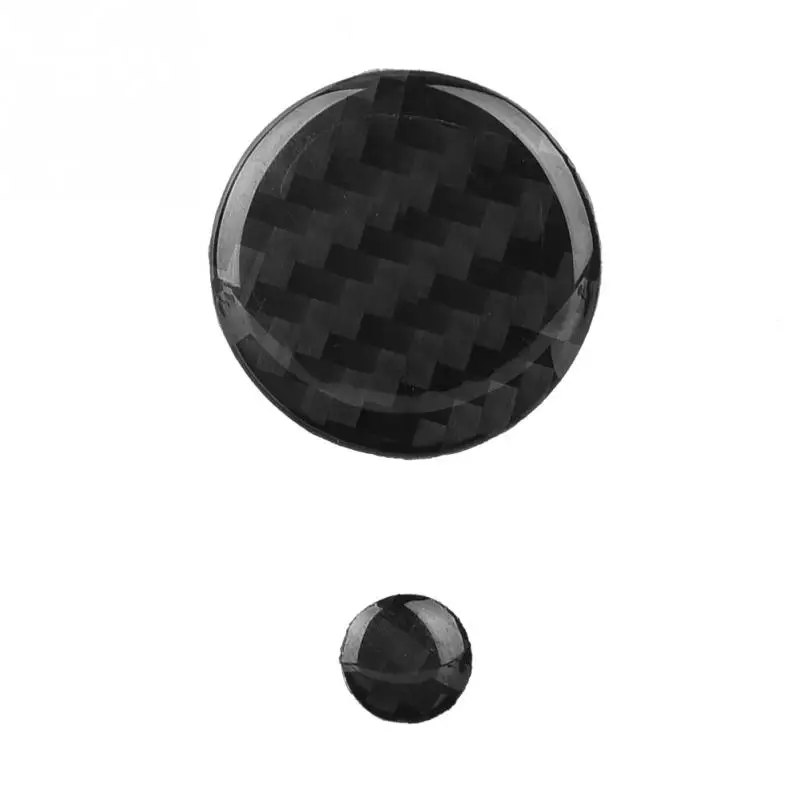 2 шт. кнопки регулировки громкости из настоящего углеродного волокна отделка для