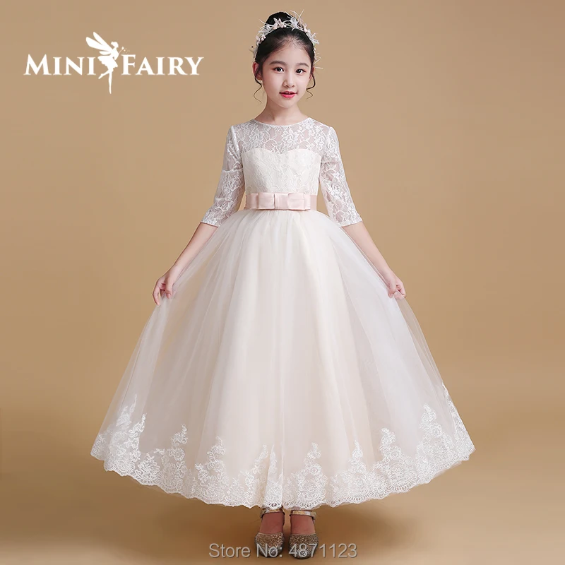 Children's princess dress foreign girl piano costume show female flower | Свадьбы и торжества