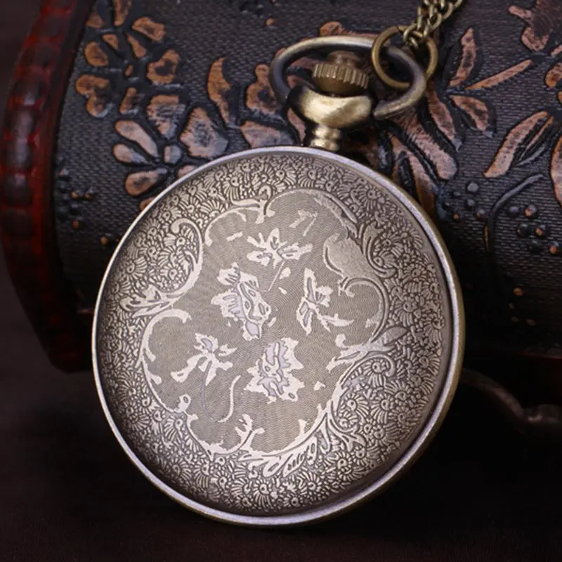 Large Creative Necklace Watch Pocket Retro Star Table Pentagram | Наручные часы
