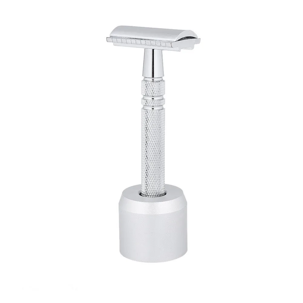 Мини-цинковый сплав бритвенная стойка держатель нержавеющий бритвы подставка