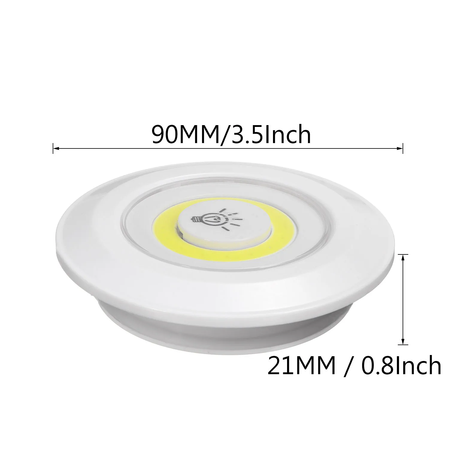 

6PCS LED Wireless Remote Control Light Wall lamp Night light Under Cabinet Kitchen Wardrobe Bathroom Hallway Staircase COB