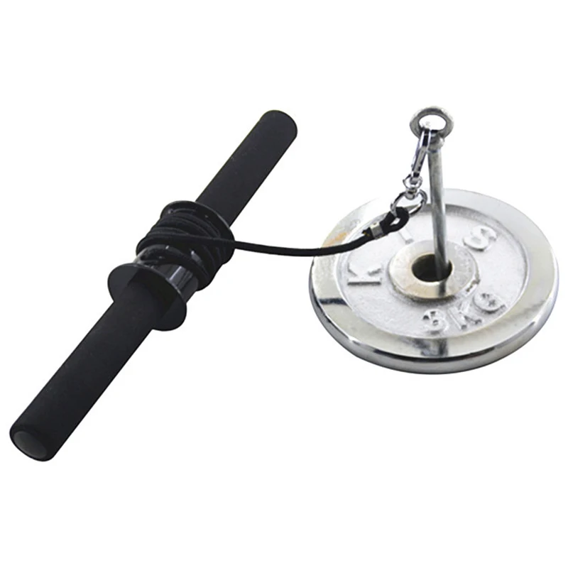 Тренажер для предплечий и рук "Gym Fitness Forearm Trainer Strengthener Hand Gripper Strength Exerciser Weight Lifting Rope Waist Roller on".