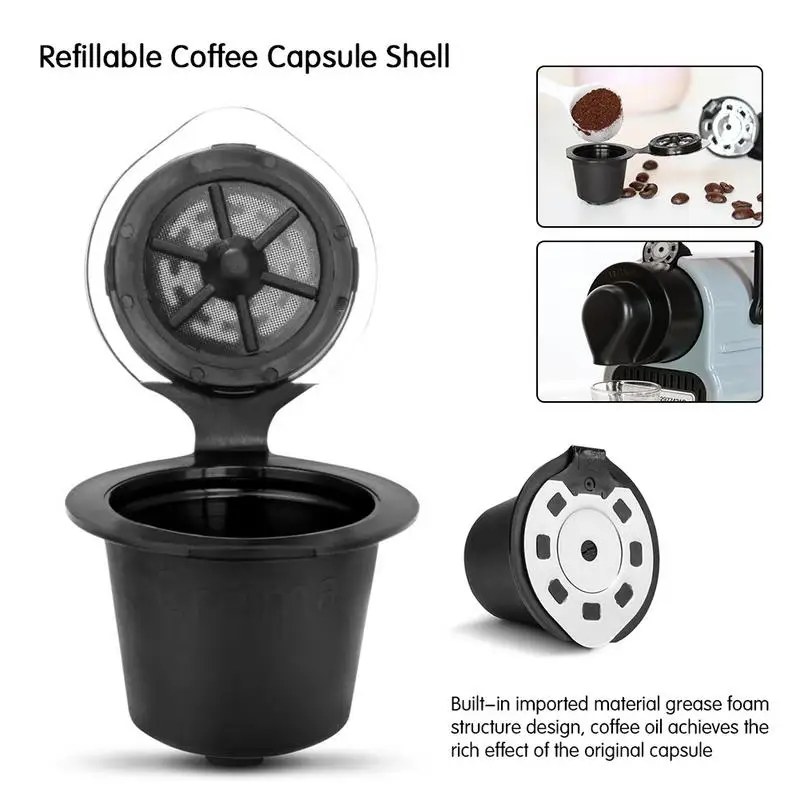 Многоразовая капсула для кофе Shell многоразовый переработанных фильтр Пластик