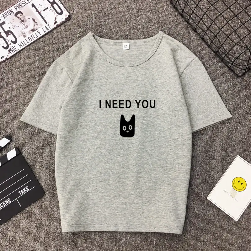 Spring Summer New Woman T-shirt Fashion Letters Print Short Sleeve O Neck Cotton Spandex Women Tops Casual Loose T shirt | Женская