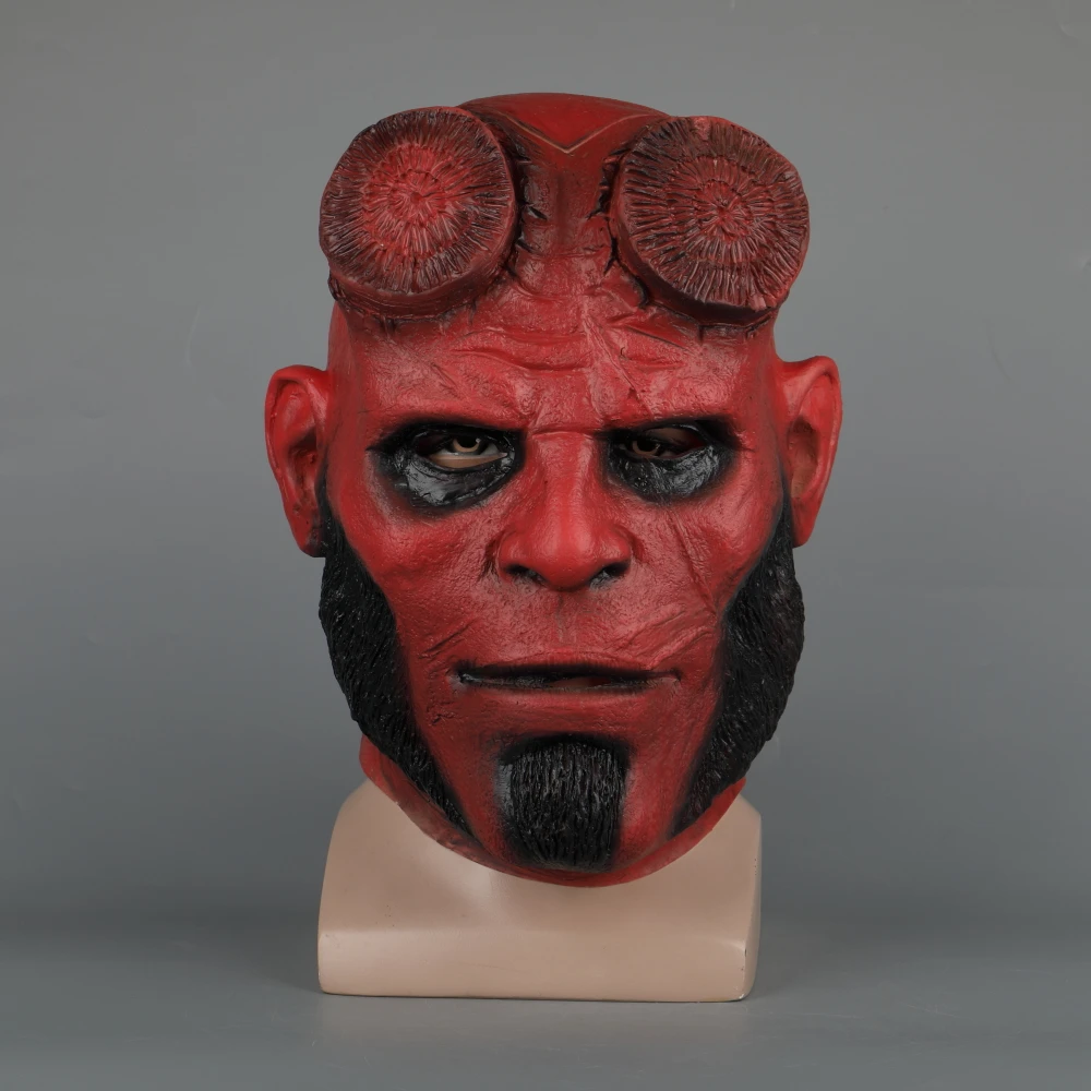 Hellboy маска латексная для маскарада карнавала маски костюмов капюшон косплей на