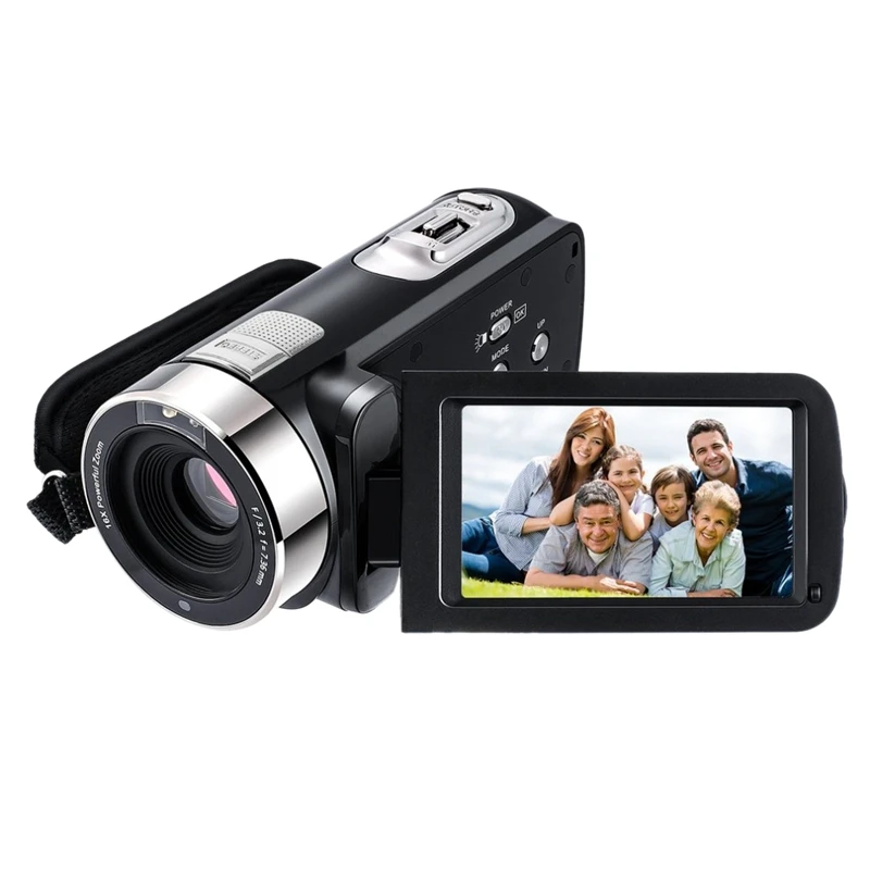 5 0 м Hd КМОП датчик 3 дюймовый Tft флэш цифровая камера 24 МП Fhd ЖК экран с вращением 16X