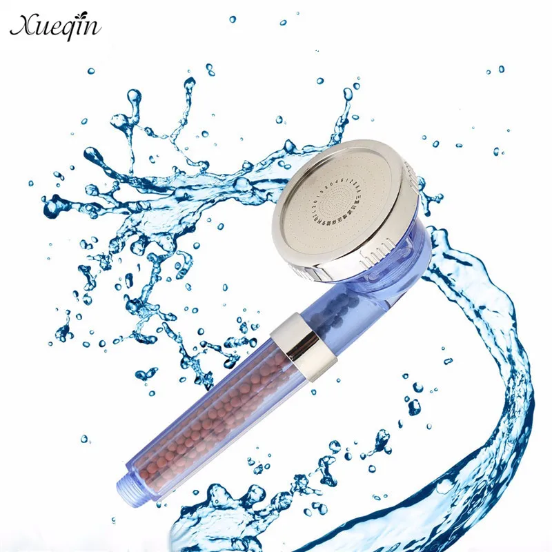 Регулируемая насадка для душа с функцией экономии воды Anion Spa струйный фильтр