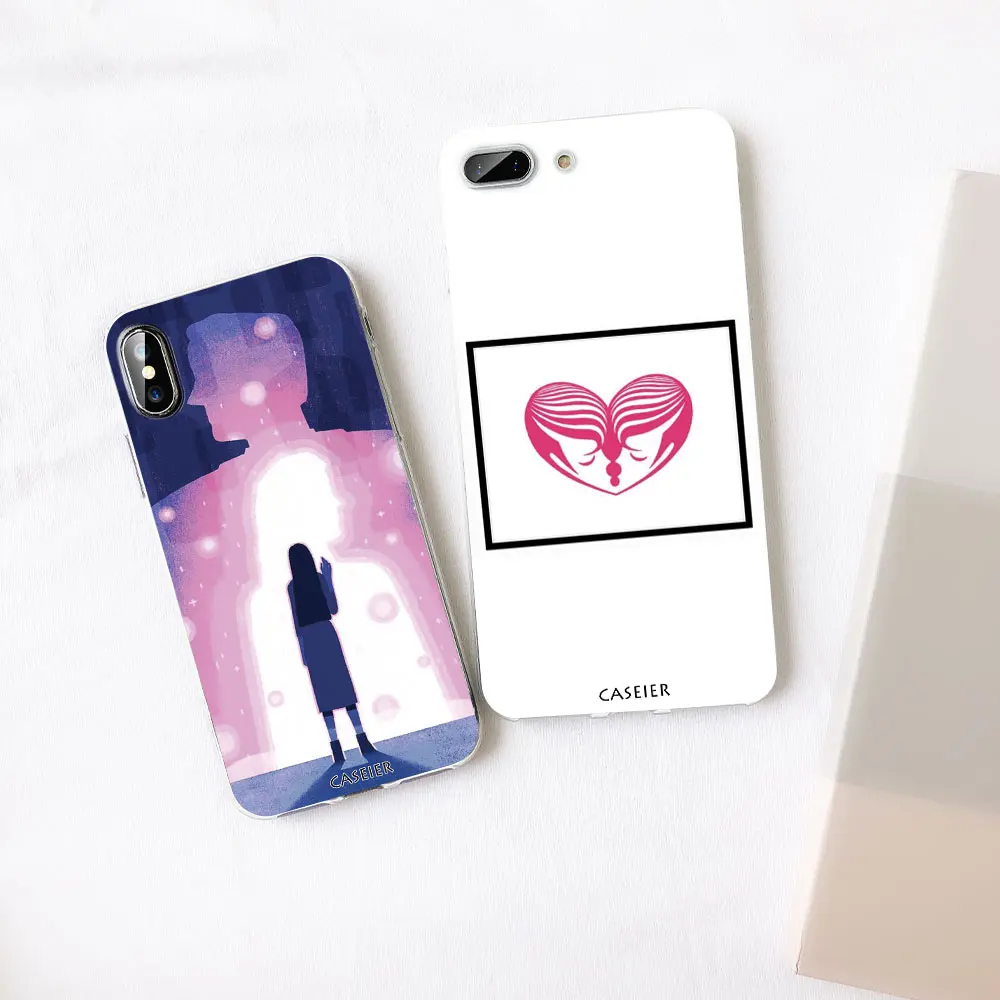 CASEIER мягкий чехол для телефона iPhone X Xr XS Max Love тематические Чехлы 6 6s 7 8 Plus 5 S SE задняя