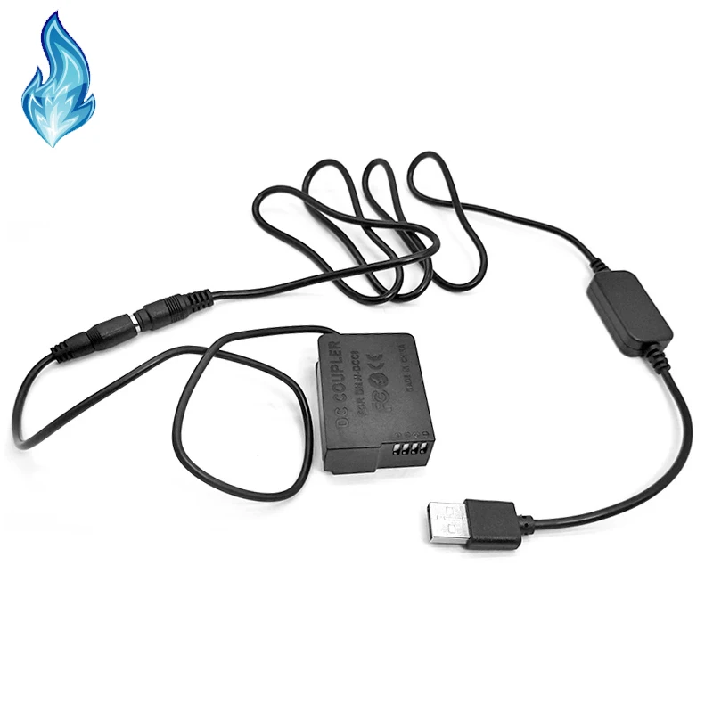 Поддельный аккумулятор BLC12 USB-кабель с медным сердечником для камеры Panasonic GX8 FZ200 G7