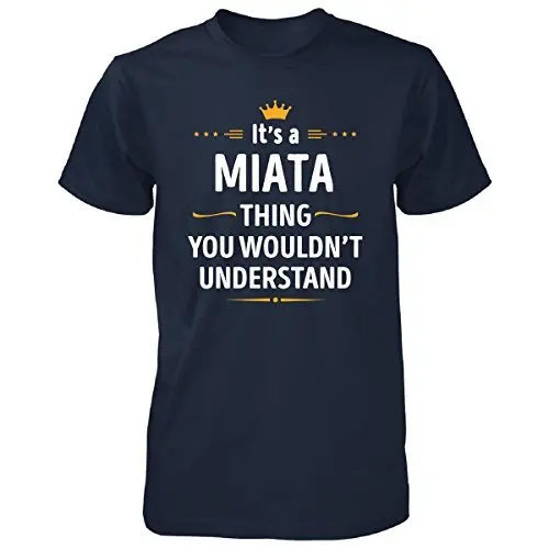 2018 Новое поступление футболка Летняя повседневная мужская одежда его Miata вещь вы