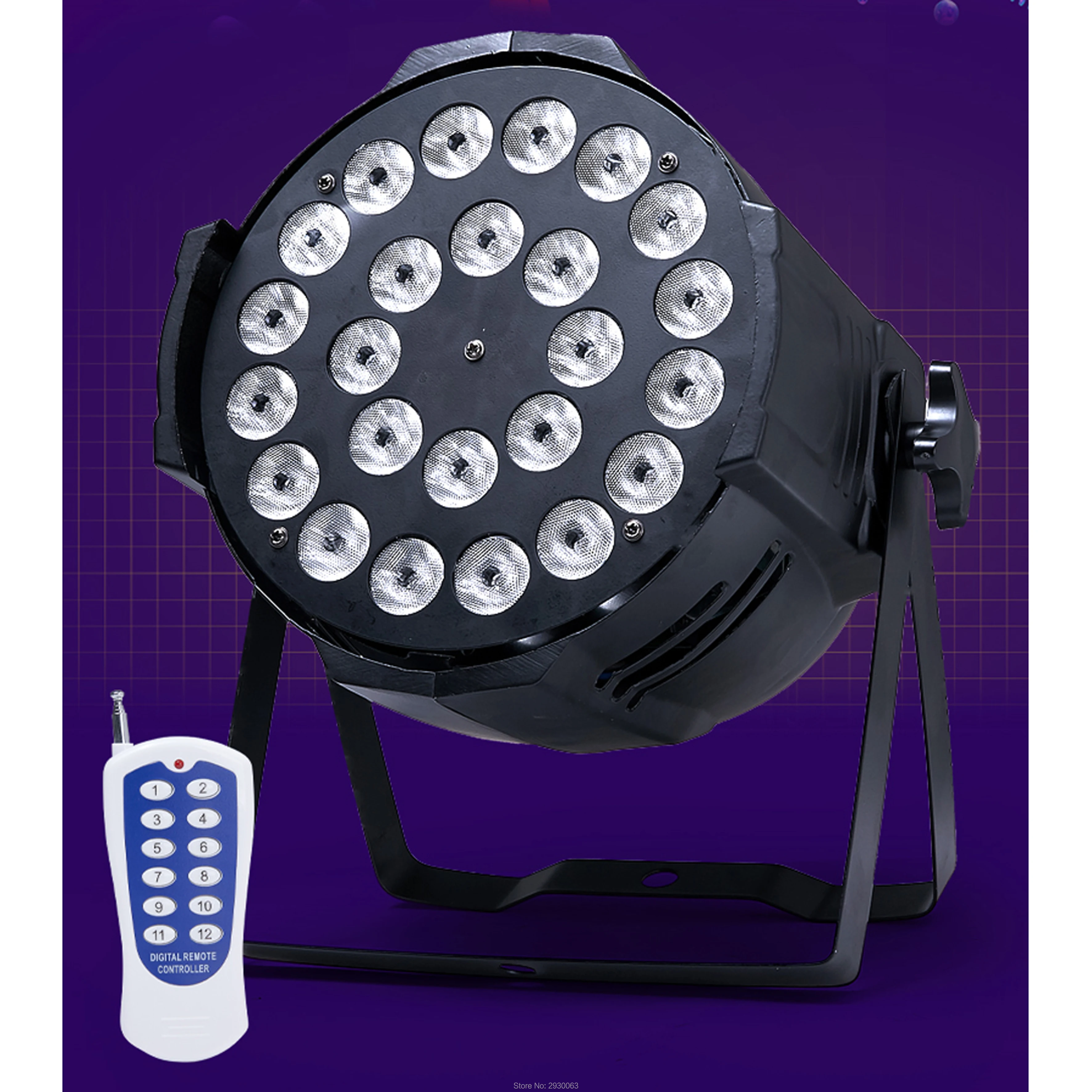 (4 шт./лот) гарантия 3 года 24 Вт DMX светодиодный сценический свет DMX512 RGB прожектор