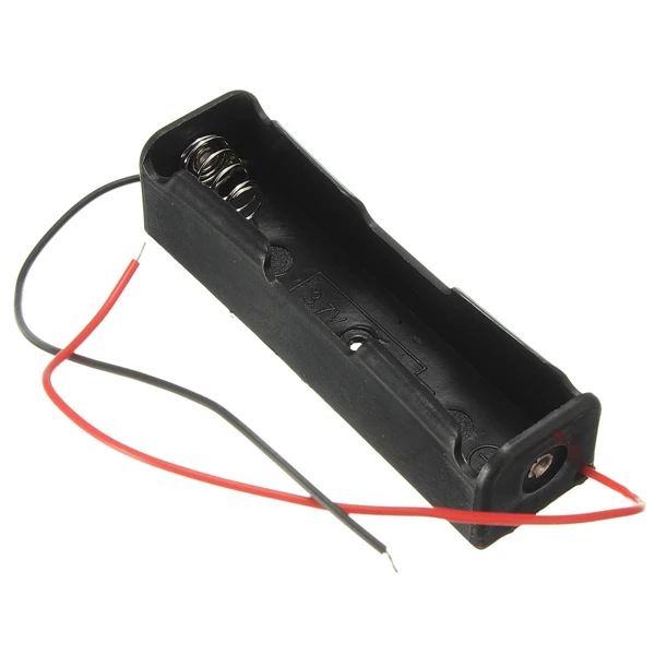 CLAITE DIY 18650 Держатель аккумулятора пластиковый ящик для хранения чехол 1X 3 7 V