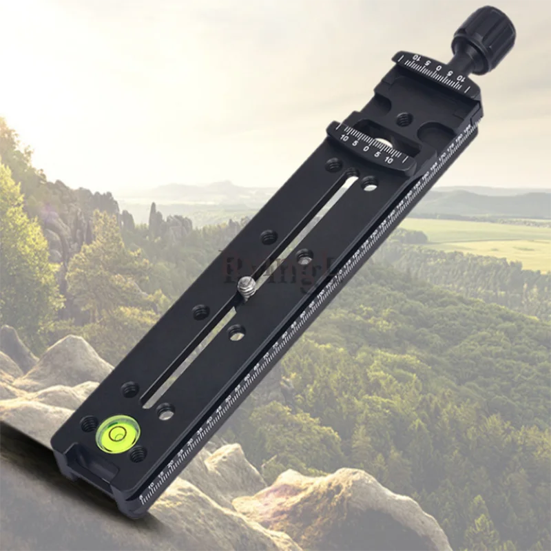 * 200mm Nodal Slide Rail Quick Release Plate Clamp Adapter For Macro Panoramic Arca Aluminum Alloy Tripod | Обустройство дома