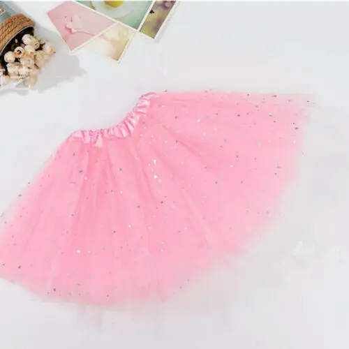 

Girls Adult Solid Tulle Party Ballet Mesh Summer Mini Mother Daughter Women Tutu A Line Mini Family Skirts