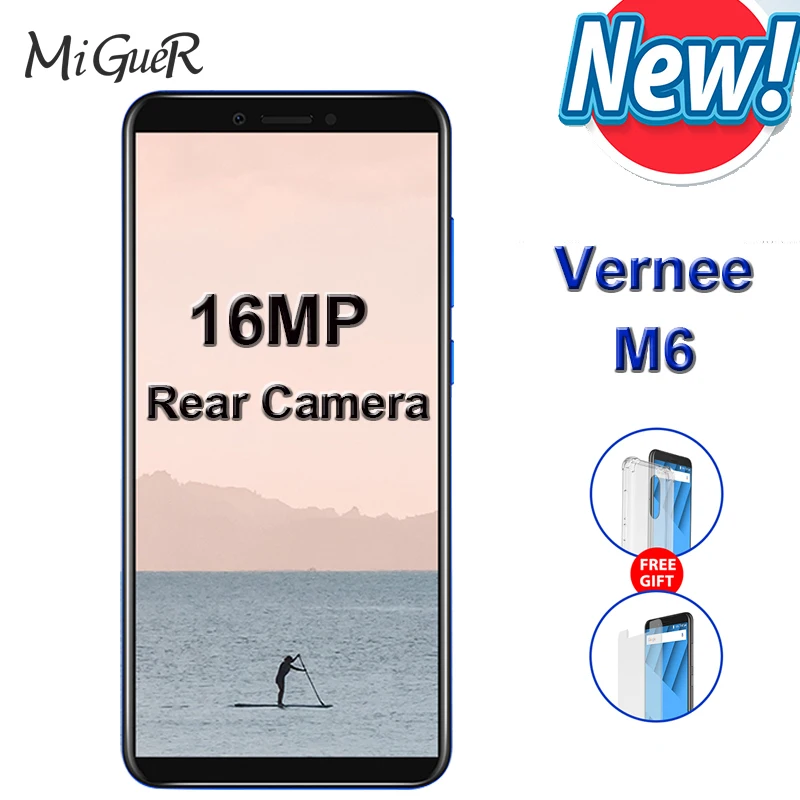 Vernee M6 4G LTE мобильный телефон 5 7 &quot18:9 полный Экран Android 0 Octa Core 4 GB + 64 16.0MP 13.0MP